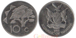 Намибия. 10 центов 1993 год. Верблюжья акация.