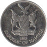 Намибия. 10 центов 1993 год. Верблюжья акация. 