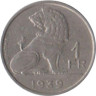  Бельгия. 1 франк 1939 год. BELGIQUE - BELGIE 