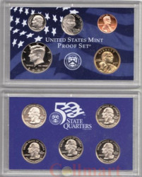 США. Набор монет (10 монет) 2006 год. Proof