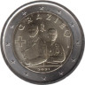  Италия. 2 евро 2021 год. Медицинские профессии - Спасибо. 