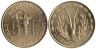  Западная Африка (BCEAO). 5 франков 2010 год. Канна (антилопа). 