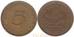 ФРГ. 5 пфеннигов 1977 год. (G)