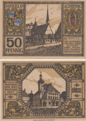 Бона. Германия. Альтэттинг 50 пфеннигов без года. Нотгельд. (XF)