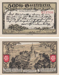 Бона. Германия. Кала 50 пфеннигов 1921 год. Нотгельд. (XF)
