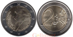 Словения. 2 евро 2008 год. 500 лет со дня рождения Приможа Трубара.