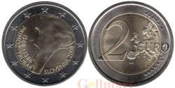 Словения. 2 евро 2008 год. 500 лет со дня рождения Приможа Трубара.