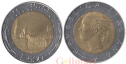 Италия. 500 лир 1987 год.