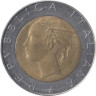  Италия. 500 лир 1987 год. 