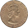  Нигерия. 3 пенса 1959 год. Королева Елизавета II. 