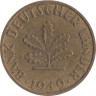  Германия (ФРГ). 5 пфеннигов 1949 год. Дубовые листья. (F) 