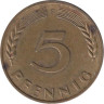  ФРГ. 5 пфеннигов 1949 год. (F) 