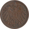  Германская империя. 1 пфенниг 1907 год. (D) 