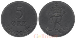 Дания. 5 эре 1951 год.