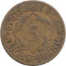  Веймарская республика. 5 рейхспфеннигов 1926 год. (A) 