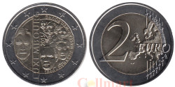 Люксембург. 2 евро 2015 год. 125 лет династии Нассау-Вейльбург.