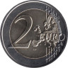  Люксембург. 2 евро 2015 год. 125 лет династии Нассау-Вейльбург. 