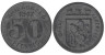  Германия. Эльберфельд. 50 пфеннигов 1917 год. Нотгельд. 