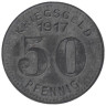  Германия. Эльберфельд. 50 пфеннигов 1917 год. Нотгельд. 