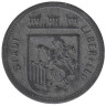  Германия. Эльберфельд. 50 пфеннигов 1917 год. Нотгельд. 