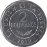 Боливия. 2 боливиано 2010 год. 