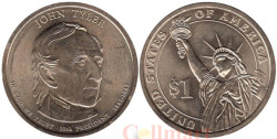 США. 1 доллар 2009 год. 10-й президент  Джон Тайлер (1841-1845). (P)