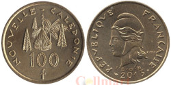 Новая Каледония. 100 франков 2013 год. Хижина.