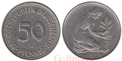 ФРГ. 50 пфеннигов 1975 год. (G)
