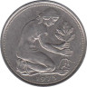  ФРГ. 50 пфеннигов 1975 год. (G) 