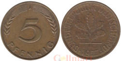 ФРГ. 5 пфеннигов 1977 год. (J)