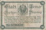  Бона. Германия. Йена 10 пфеннигов 1917 год. Нотгельд. (VF) 