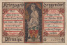  Бона. Германия. Деггендорф 50 пфеннигов 1918 год. Нотгельд. (VF) 