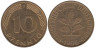  ФРГ. 10 пфеннигов 1996 год. (D) 