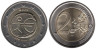  Мальта. 2 евро 2009 год. 10 лет монетарной политики ЕС (EMU) и введения евро. 