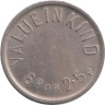  Великобритания. Жетон игровой 6 DOR 2.5 P Gainesmead. 