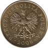  Польша. 2 гроша  2008 год. 