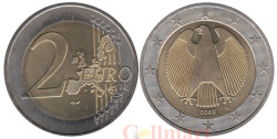 Германия. 2 евро 2002 год. Федеральный орёл. (D)