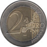  Германия. 2 евро 2002 год. Федеральный орёл. (D) 