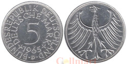 Германия (ФРГ). 5 марок 1965 год. (D)