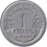  Франция. 1 франк 1949 год. Тип Морлон. Марианна. (B) 