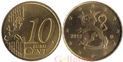 Финляндия. 10 евроцентов 2012 год.
