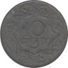  Польша. 10 грошей 1923 год. Цинк. 