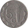  Намибия. 5 центов 2002 год. Алоэ. 