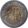  Литва. 5 лит 2009 год. 