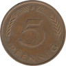  ФРГ. 5 пфеннигов 1978 год. (F) 