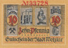  Бона. Германия. Вецлар 10 пфеннигов 1920 год. Нотгельд. (XF) 