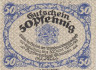  Бона. Германия. Глаухау 50 пфеннигов 1919 год. Нотгельд. (XF) 