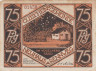  Бона. Германия. Нойхаус-ам-Реннвег 75 пфеннигов 1921 год. Нотгельд. (VF) 