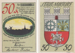 Бона. Германия. Норторф 50 пфеннигов 1920 год. Нотгельд. (XF)