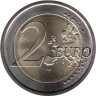  Испания. 2 евро 2009 год. 10 лет монетарной политики ЕС (EMU) и введения евро. 
